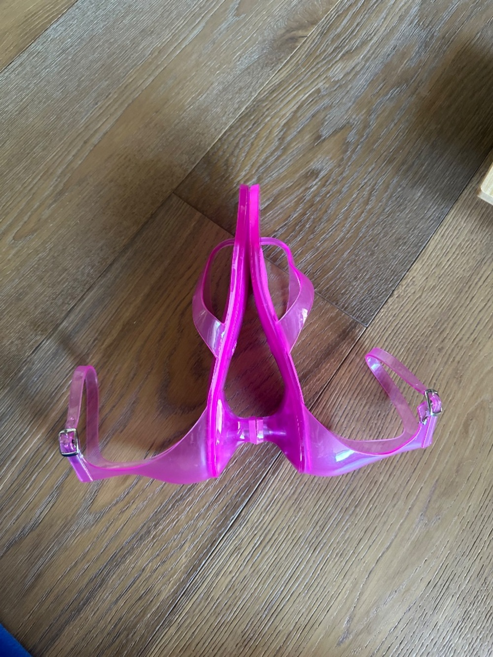 Jeffrey Campbell Gummy-THG Jelly Kitten Heel Sandals Pink Size 9 NEW - Picture 11 of 15